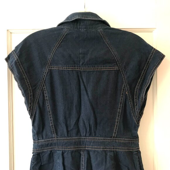 Anthropologie | Maeve Traced Denim Dress - Picture 9 of 14